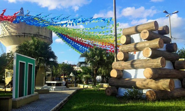 Ornamentação junina na cidade de Solânea - PB