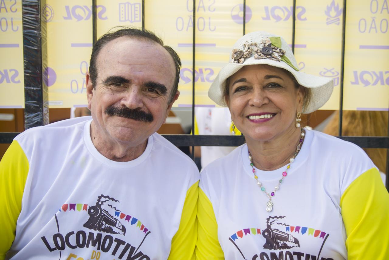 casal Graça Façanha, 65 anos e Erivaldo Façanha, 68 anos, da cidade de Fortaleza- CE