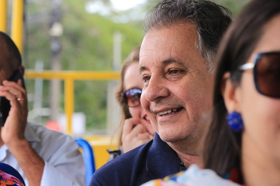 Romero Rodrigues, vice presidente da ABRAJET-PB, no Ônibus do Forró.