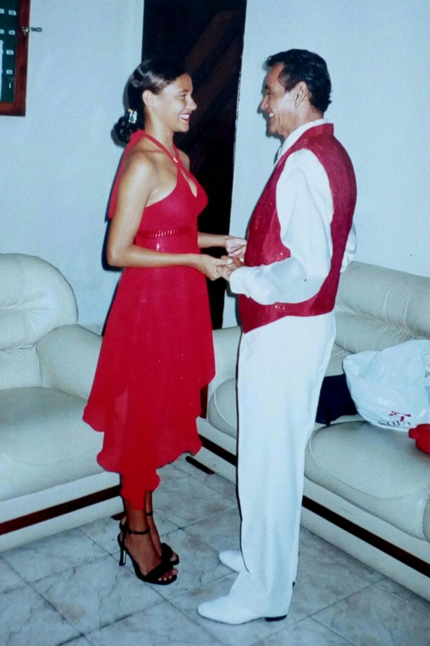 Parafuso e sua esposa, Lisete Véras. Foto: arquivo pessoal.
