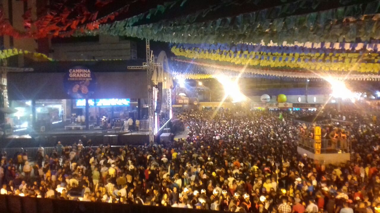 O Maior São João do Mundo na noite do dia 10 com o Parque do Povo lotado.