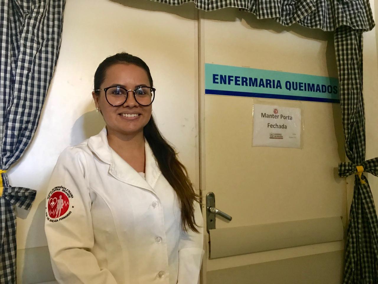 Xênia Queiroz, coordenadora da Unidade de Queimados do Hospital de Trauma Foto: Pâmela Vital