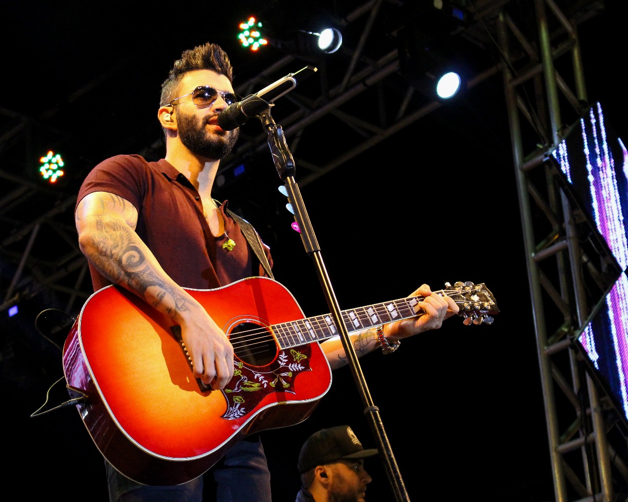 Gusttavo Lima pela primeira vez no São João de Campina Grande. Foto: Matheus Pereira. 