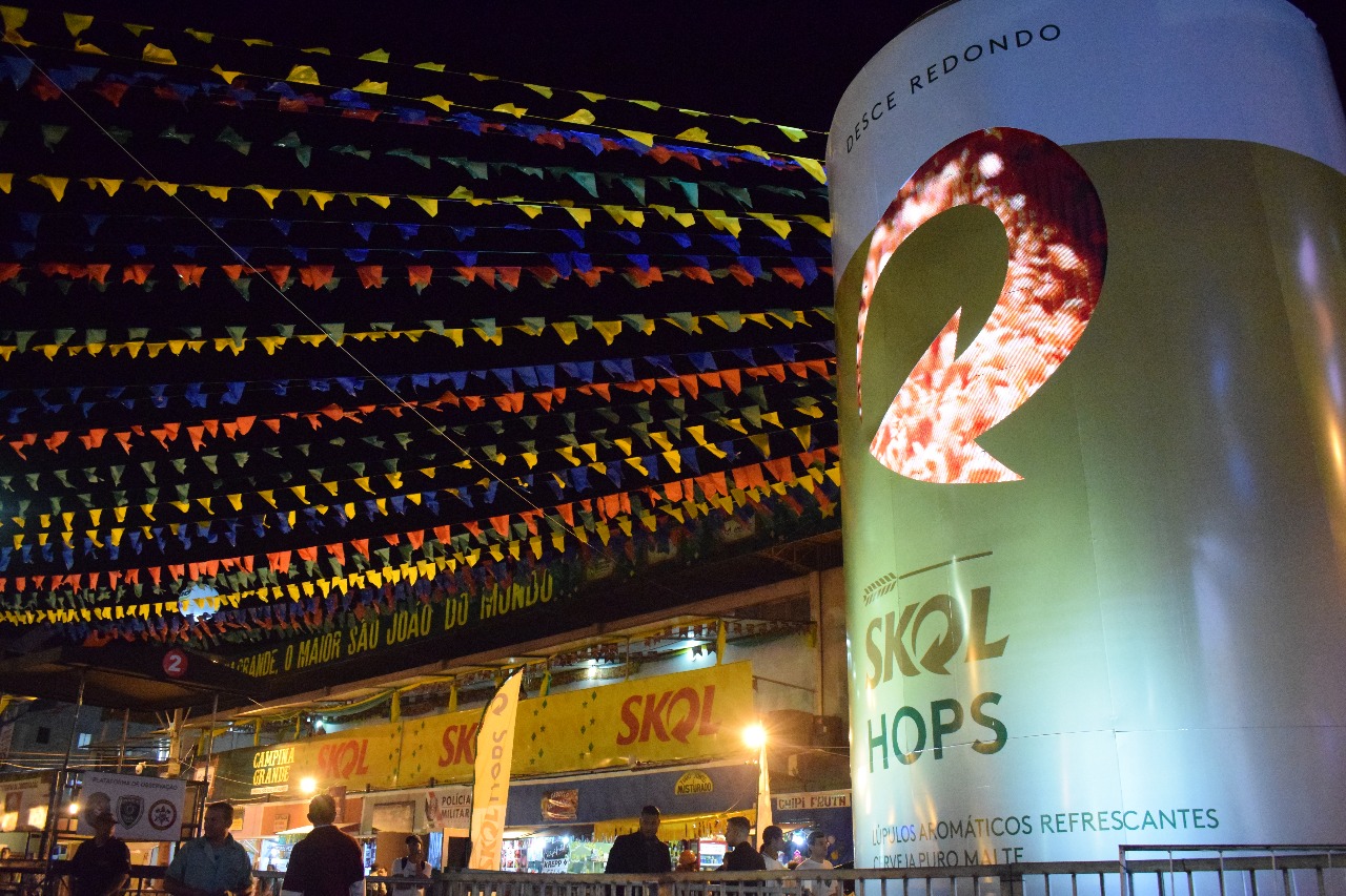 Visão privilegiada em cima da estrutura da Skol. Foto: André Luís