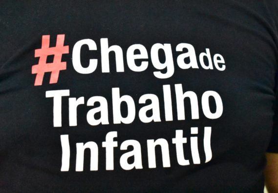  Campanha #ChegaDeTrabalhoInfantil, idealizada pelo Ministério Público do Trabalho.